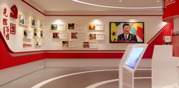 黨群服務(wù)中心展廳設(shè)計傳承弘揚紅色精神！