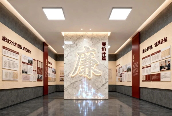 廉潔文化展廳怎么建？這套 “沉浸式 + 互動感”設(shè)計方案太贊了！