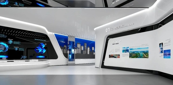 解構(gòu)科技展廳之美在光影與互動中，開啟未來探索之旅