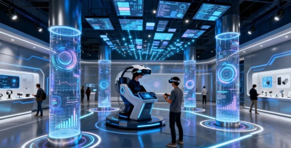 智能硬件企業展廳設計怎么做才能凸顯科技先鋒感？